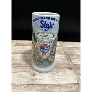 Ceramarte Chicagoland Old Style Beer Stein 1981 Heileman‎ Brewery